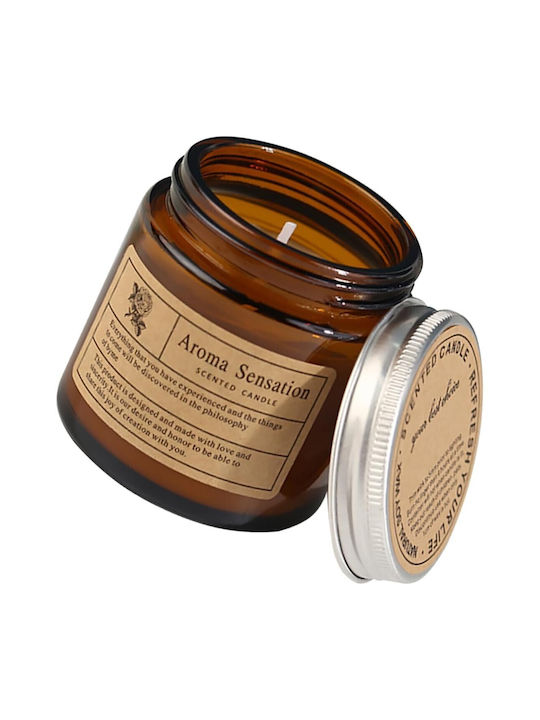 Alista Home Lumânare Aromatică în Borcan Maro 200gr