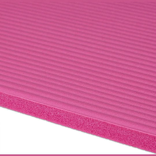 Relaxdays Στρώμα Γυμναστικής Pilates Ροζ (180x60x1cm)