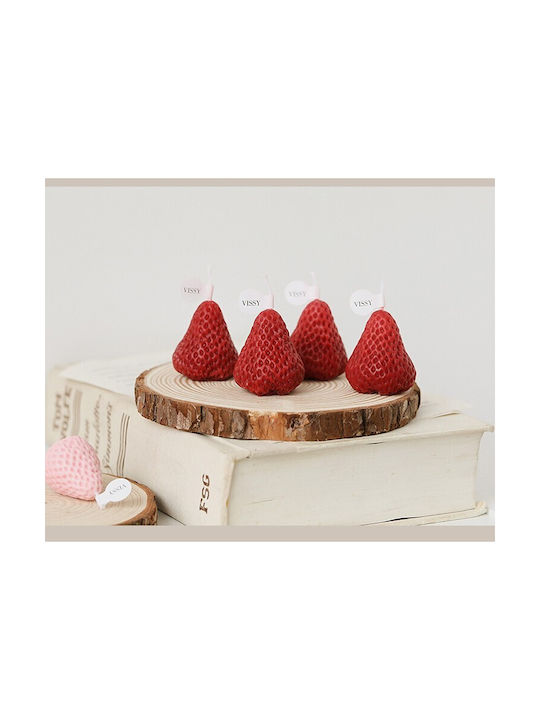 Alista Home Lumânare Aromatică Din Soia În Cutie Metalică Cu Miros De Afine 52gr 4 Bucăți