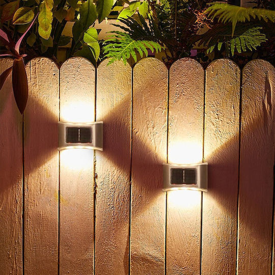 Alista Home Lampă Solară de Perete cu Senzor de Mișcare și Fotocelulă IP65 10x6.5cm