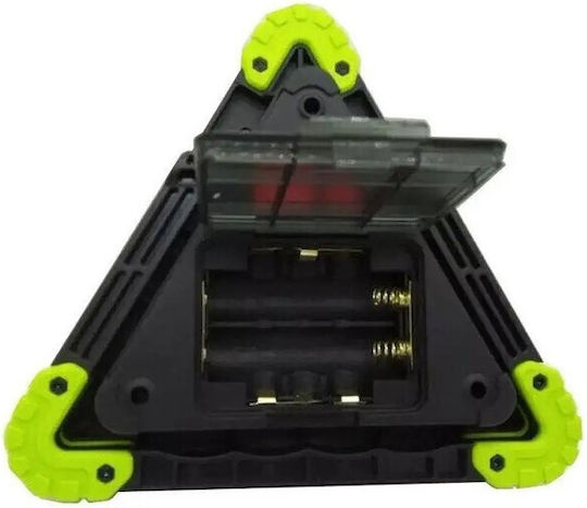 Alista Home Lampa Solară Felinar 10W 800lm cu Lumină Verde IP65 19.5x19.5x4cm