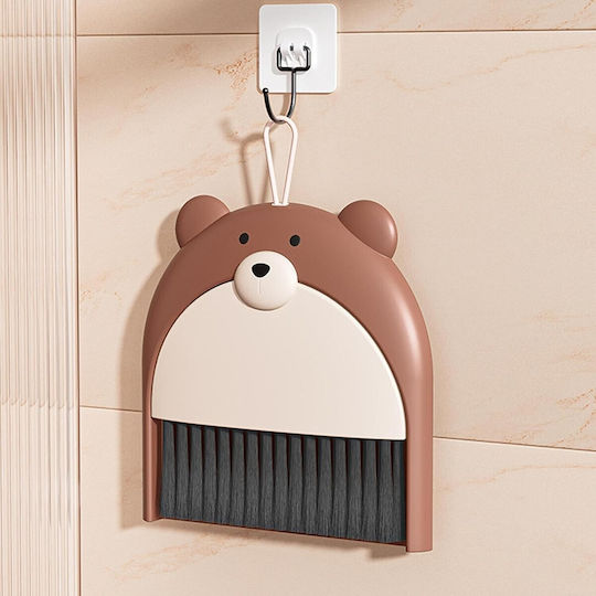 Set Mătură Cu Fară Alista Home Birou Din Pp Model Urs 23 5 X 18 Cm Maro