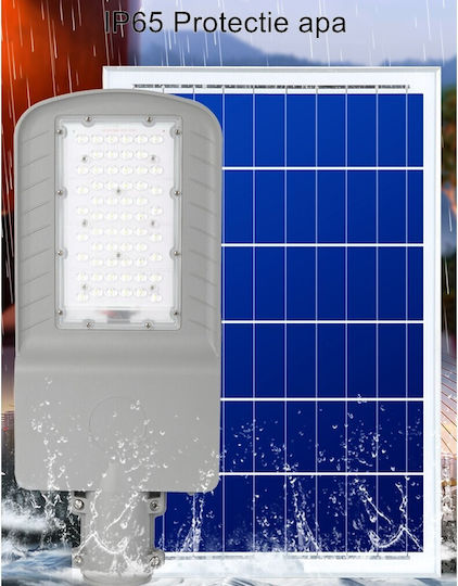 Alista Home Lampă Solară de Stradă 25W 2250lm Alb Rece 6500K cu Senzor de Mișcare și Telecomandă IP65 51.5x21x7.5cm