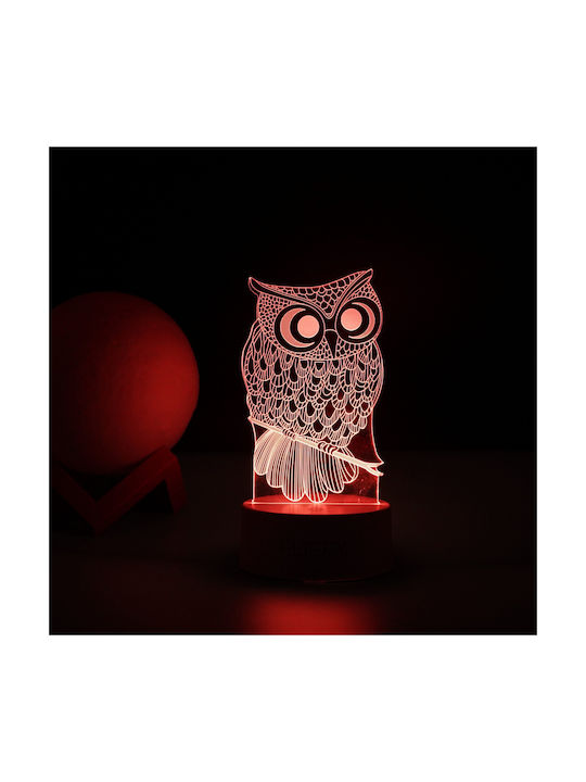 Alista Home Lămpi Decorative Pentru Masă LED Iluzie 3D 3x3cm