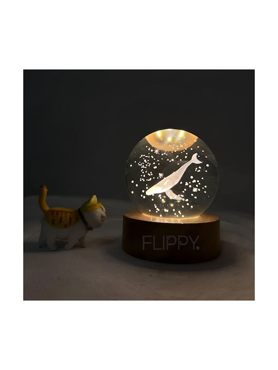 Alista Home Декоративно Осветително Тяло LED Топло Бяло Кристална Топка 3x3см