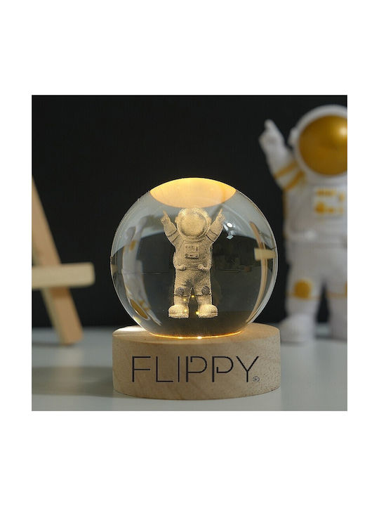 Alista Home Lămpi Decorative Pentru Masă LED Alb Cald Glob De Cristal 3x3cm