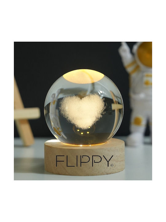 Alista Home Lămpi Decorative Pentru Masă LED Alb Cald Glob De Cristal 3x3cm