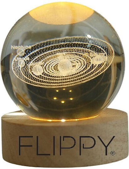 Alista Home Decorative LED Lamp Warm White Crystal Ball 3x3cm