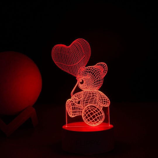 Alista Home Decorative LED Table Lamp Heart 3x3cm
