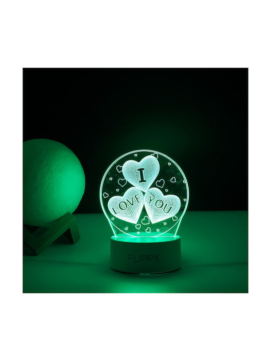 Alista Home Διακοσμητικό Φωτιστικό LED Love 3x3εκ.