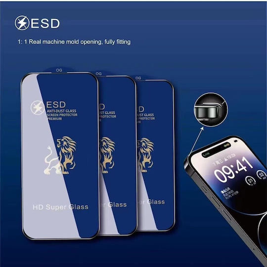 Folie Electrostatică Din Sticlă Temperată Alista Home Samsung A04s Esd Sticlă Superioară Anti-static Neagră