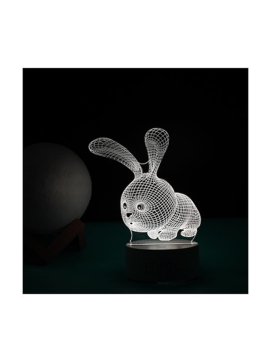 Alista Home Διακοσμητικό Φωτιστικό LED 3D Illusion 3x3εκ.
