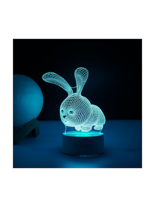 Alista Home Διακοσμητικό Φωτιστικό LED 3D Illusion 3x3εκ.