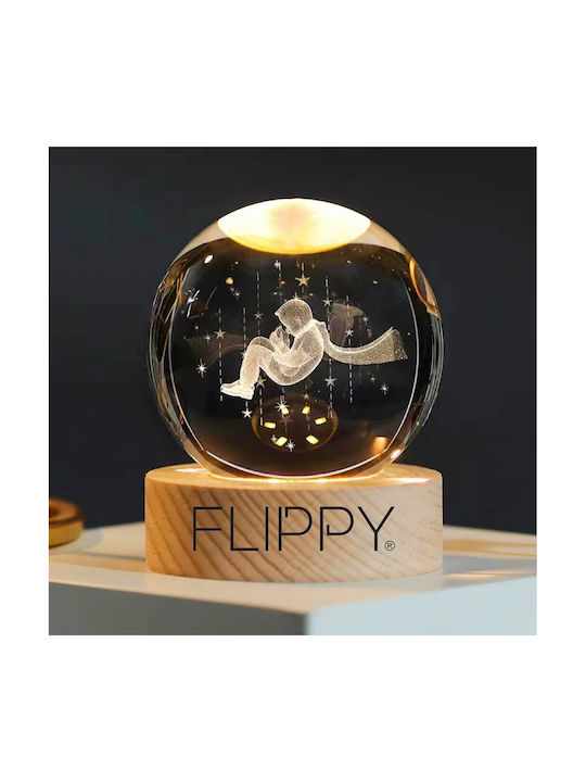 Alista Home Lămpi Decorative Pentru Masă LED Alb Cald Glob De Cristal 3x3cm