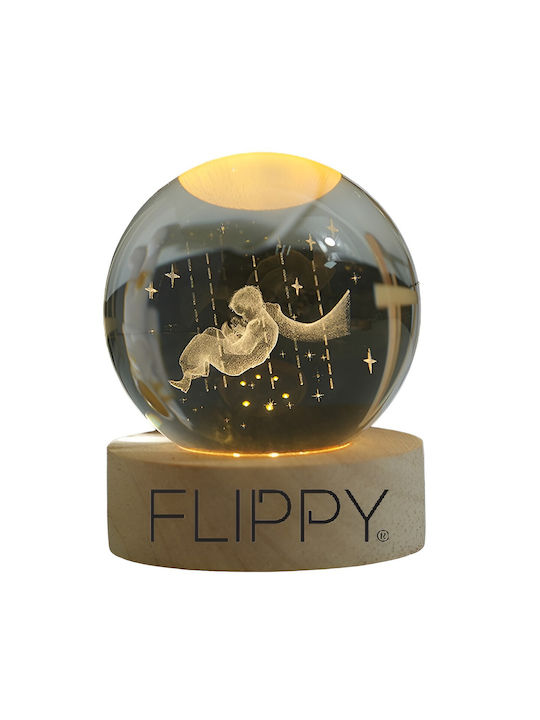 Alista Home Lămpi Decorative Pentru Masă LED Alb Cald Glob De Cristal 3x3cm