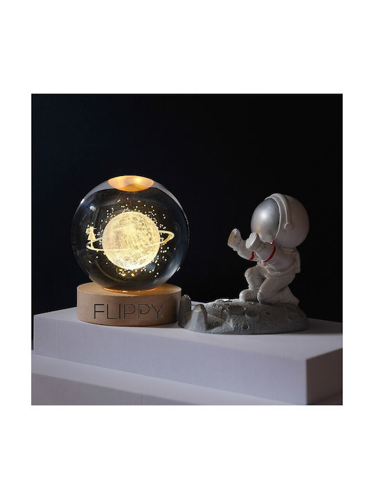Alista Home Διακοσμητικό Φωτιστικό LED Θερμό Λευκό Crystal Ball 3x3εκ.