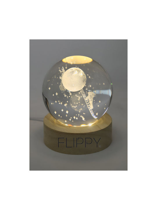 Alista Home Lămpi Decorative Pentru Masă LED Alb Cald Glob De Cristal 3x3cm