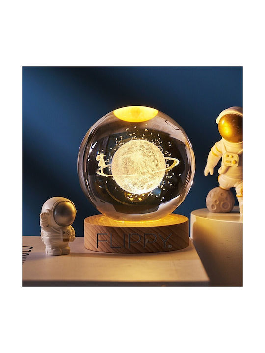Alista Home Διακοσμητικό Φωτιστικό LED Θερμό Λευκό Crystal Ball 3x3εκ.