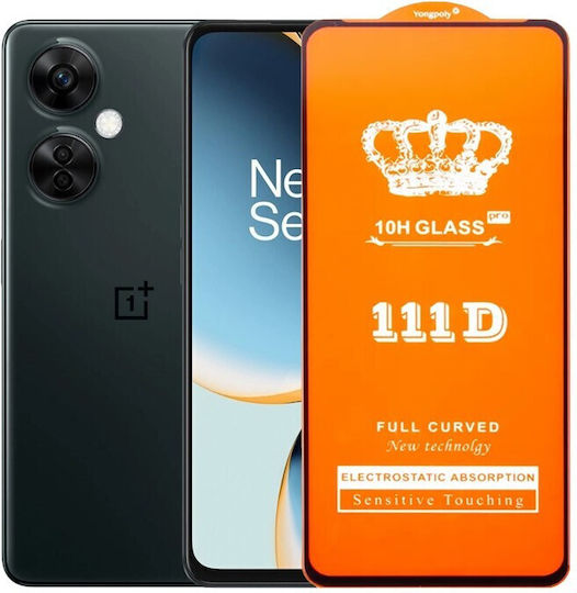 Folie Protectie Telefon Tempered Glass OnePlus CE3 Lite Alista Home Sticla Protectoare Compatibila OnePlus Nord CE3 Lite Acoperire Completa 111D HD Margini Negre Transparent