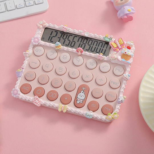 Alista Home Calculator Contabil 12 Cifre în Culoare Roz
