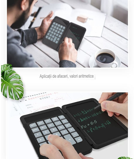 Alista Home Calculator de Buzunar 12 Cifre în Culoare Neagră