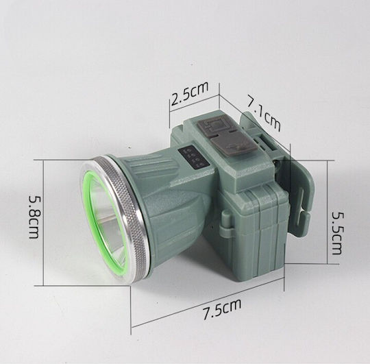 Alista Home Lampă Frontală Reîncărcabilă LED IPX6