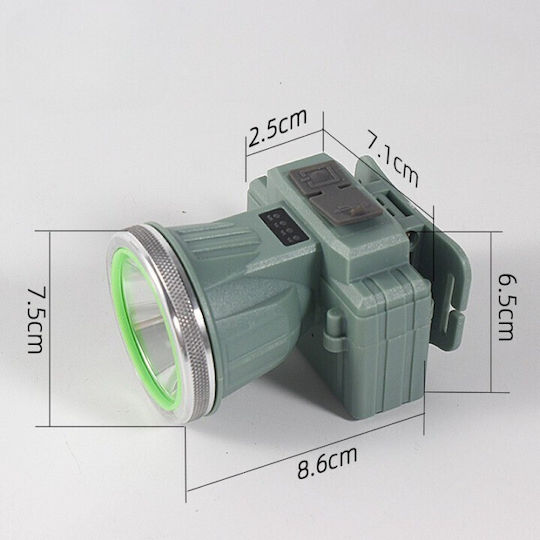 Alista Home Lanternă Reîncărcabilă de Tip Cască LED IPX6