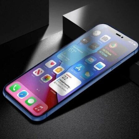 Folie De Protecție Alista Home iPhone 15 Pro Max Full Cover Mat Ceramică 9D Rezistent La Șocuri Anti-Amprentă Margini Negre Transparentă