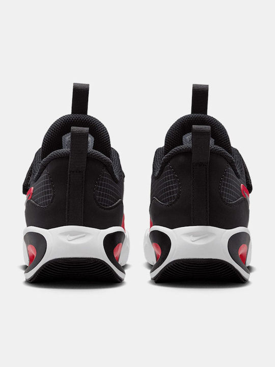 Air Max Kids Sneakers with Hoop & Loop Closure Black