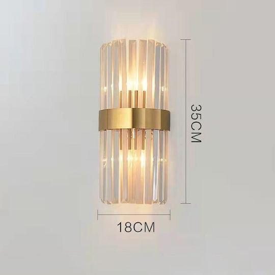 Alista Home Φωτιστικό Τοίχου Χρυσό 35x18εκ. Alista Home Φωτιστικό Τοίχου Χρυσό 35x18εκ.