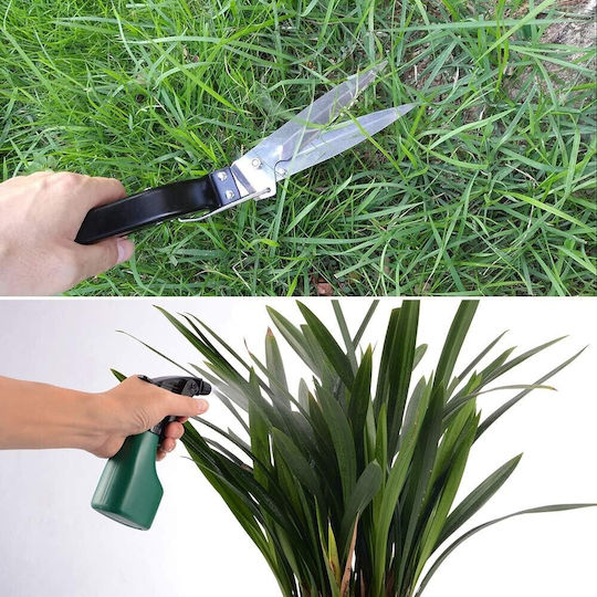 Set 10 Unelte de Grădină Alista Home Pentru Plantare Pregătirea Solului Îngrijirea Plantelor Mânere Negre Pvc Material Oțel Inoxidabil Cutie Inclusă 37x28x7 Cm Negre