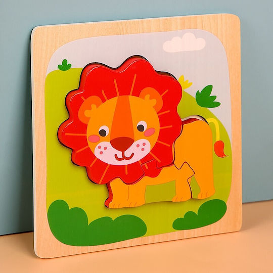 Puzzle Pentru Copii Din Lemn Pentru 3+ Ani 3 Piese Alista Home