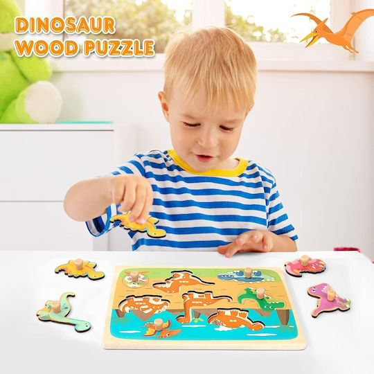 Puzzle Din Lemn Pentru Copii 3+ Ani 8 Piese Alista Home
