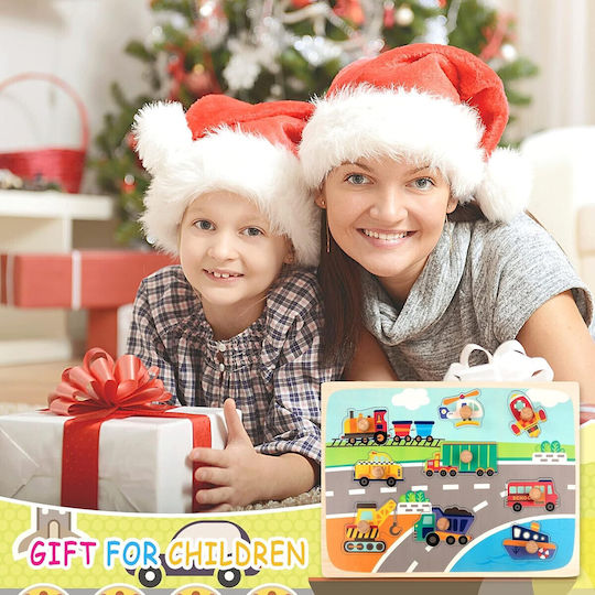 Puzzle Din Lemn Pentru Copii 3+ Ani 9 Piese Alista Home