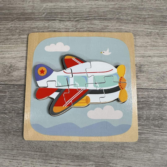 Ξύλινο Παιδικό Puzzle για 3+ Ετών 6pcs Alista Home