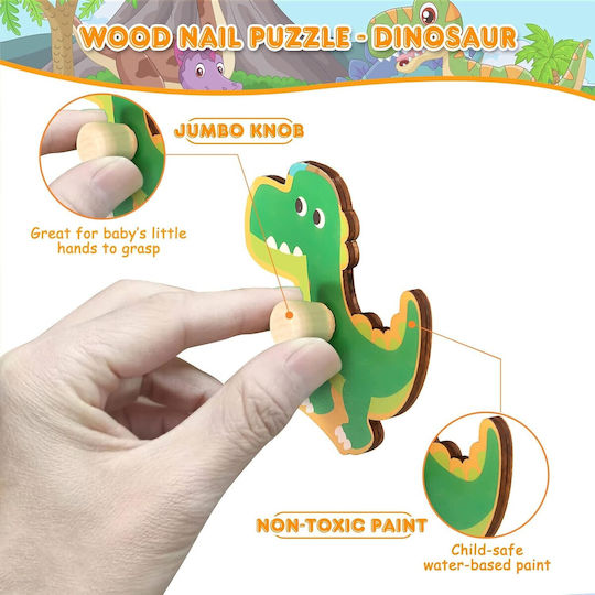 Puzzle Din Lemn Pentru Copii 3+ Ani 8 Piese Alista Home
