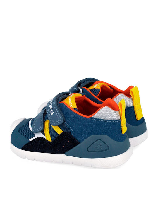 Παιδικά Sneakers Ανατομικά με Σκρατς Μπλε