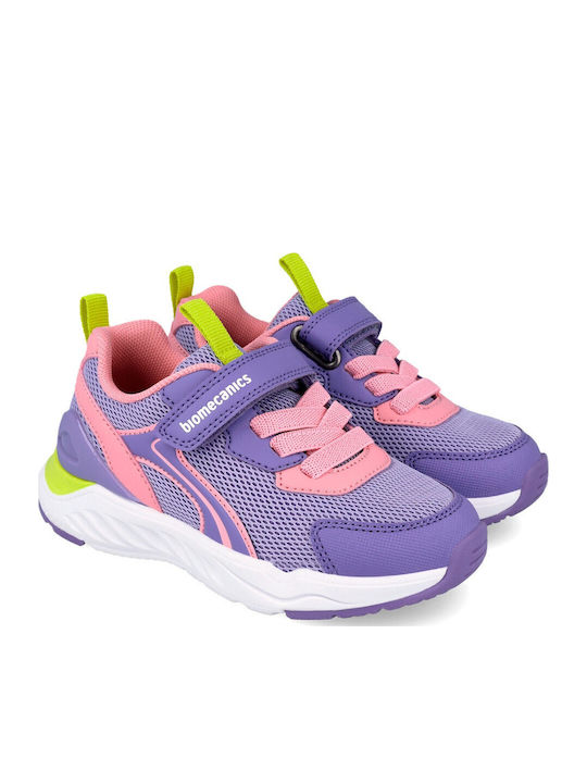 Παιδικά Sneakers Ανατομικά με Σκρατς Λιλά