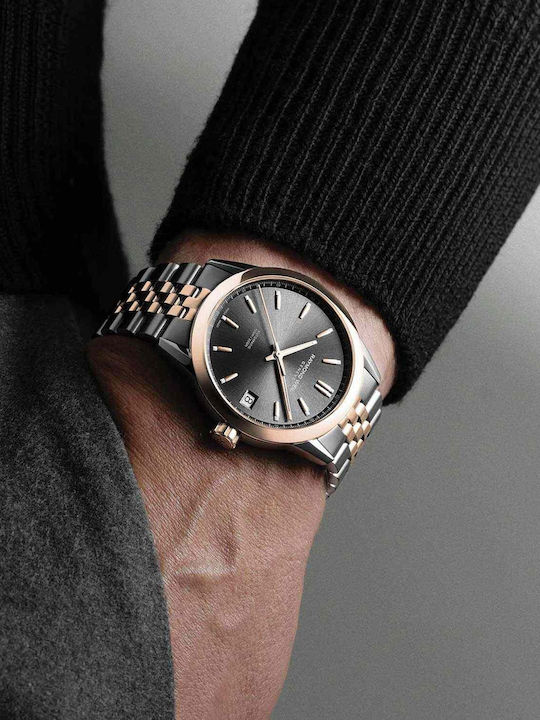 Raymond Weil Freelancer Ρολόι Αυτόματο με Μεταλλικό Μπρασελέ