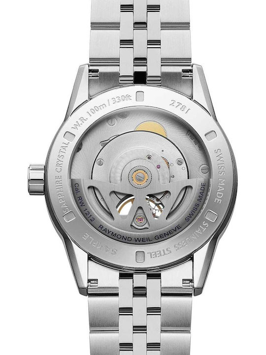 Raymond Weil Freelancer Men's Automatic Watch with Silver Metal Bracelet