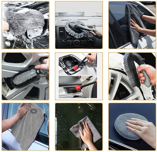 Alista Home Set de Spălare pentru Anvelope Auto cu 9 Bucăți