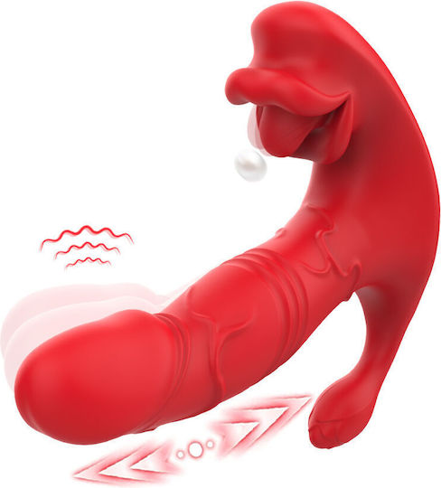 Armony Analvibrator mit Vibration Kabellos Roter