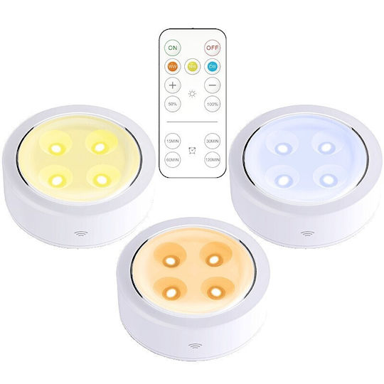 Alista Home LED Iluminat de Siguranță cu Sursă de Alimentare pe Baterie și Telecomandă