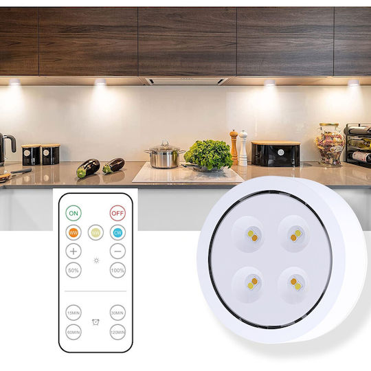 Alista Home LED Iluminat de Siguranță cu Sursă de Alimentare pe Baterie și Telecomandă