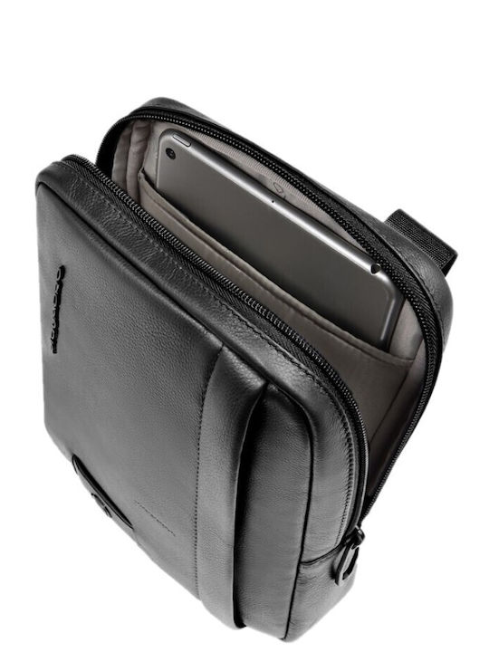 Männliche Schulter / Crossbody Tasche Schwarz