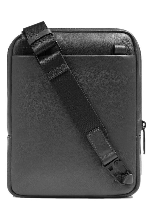 Männliche Schulter / Crossbody Tasche Schwarz