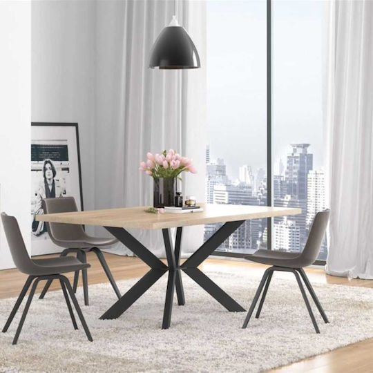 Νο 9 Τραπεζαρίας Σταχτί 158.5x90x78εκ. Νο 9 Τραπεζαρίας Σταχτί 158.5x90x78εκ.