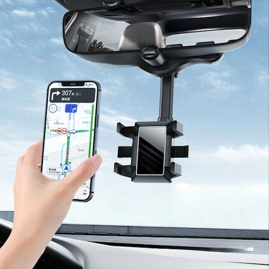 Alista Home Suport Auto Pentru Telefon 4.5" - 7" cu Cârlige Reglabile Negru