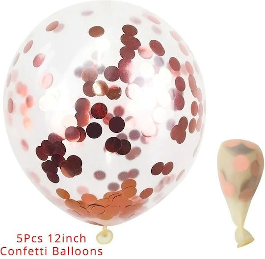 Set 15 Latex Luftballons Rose Gold 30cm
