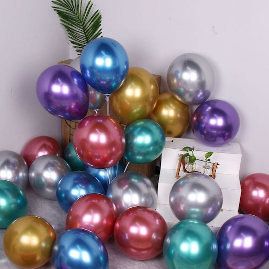 Set 12 Baloane Zi De Naștere Latex Violet 13 cm